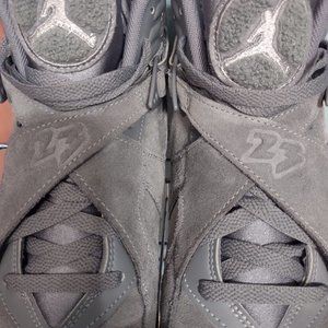 Jordan 8s, Pre-owned. Good condition. Purchased over 3 years ago thru StockX.